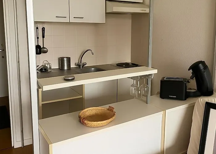 Appartement Avec Vue Port, Piscine & Parking Prive